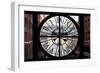 Giant Clock Window - View on the Streets of Manhattan - 10th Avenue II-Philippe Hugonnard-Framed Photographic Print