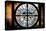 Giant Clock Window - View on the Streets of Manhattan - 10th Avenue-Philippe Hugonnard-Stretched Canvas