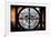 Giant Clock Window - View on the Streets of Manhattan - 10th Avenue-Philippe Hugonnard-Framed Photographic Print