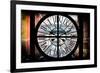 Giant Clock Window - View on the Streets of Manhattan - 10th Avenue-Philippe Hugonnard-Framed Photographic Print