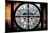 Giant Clock Window - View on the Streets of Manhattan - 10th Avenue-Philippe Hugonnard-Mounted Photographic Print