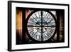 Giant Clock Window - View on the Streets of Manhattan - 10th Avenue-Philippe Hugonnard-Framed Photographic Print