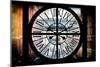 Giant Clock Window - View on the Streets of Manhattan - 10th Avenue-Philippe Hugonnard-Mounted Photographic Print