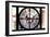 Giant Clock Window - View on the Streets of Manhattan in Winter II-Philippe Hugonnard-Framed Photographic Print