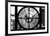 Giant Clock Window - View on the Streets of Manhattan in Winter III-Philippe Hugonnard-Framed Photographic Print