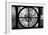 Giant Clock Window - View on Turtle Bay Buildings - New York City-Philippe Hugonnard-Framed Photographic Print