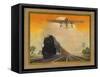 Giant Conquerers of Space and Time Pennsylvania Railroad-null-Framed Stretched Canvas
