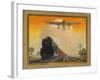 Giant Conquerers of Space and Time Pennsylvania Railroad-null-Framed Giclee Print