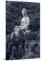 Giant Copper Buddha Statue, Shot at Jeng De Temple, Puli Town, Taiwan, Asia.-elwynn-Mounted Photographic Print