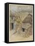 Giant Cormoran-Arthur Rackham-Framed Stretched Canvas