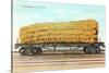 Giant Corn Cob on Flatbed, Washington-null-Stretched Canvas