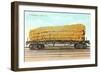 Giant Corn Cob on Flatbed, Washington-null-Framed Art Print