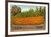 Giant Corn on Flatbed-null-Framed Premium Giclee Print