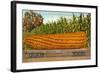 Giant Corn on Flatbed-null-Framed Art Print