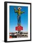 Giant Cowboy Sign-null-Framed Art Print