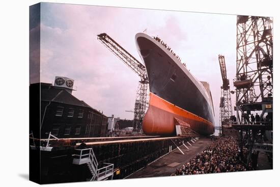 Giant Cunard Liner-null-Stretched Canvas