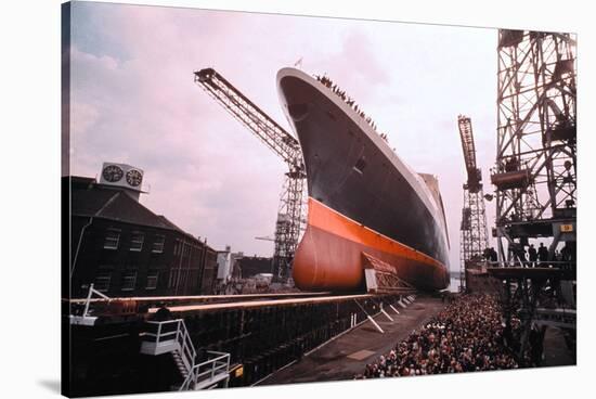 Giant Cunard Liner-null-Stretched Canvas