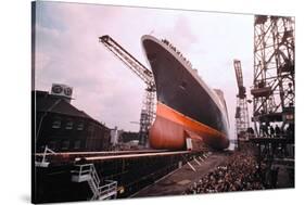 Giant Cunard Liner-null-Stretched Canvas