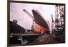 Giant Cunard Liner-null-Framed Photographic Print