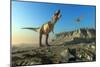 Giant Dinosaur in the Background of the Sky.-iurii-Mounted Art Print