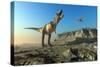 Giant Dinosaur in the Background of the Sky.-iurii-Stretched Canvas