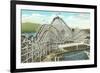 Giant Dipper Roller Coaster, Vancouver, British Columbia-null-Framed Premium Giclee Print