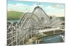 Giant Dipper Roller Coaster, Vancouver, British Columbia-null-Mounted Premium Giclee Print
