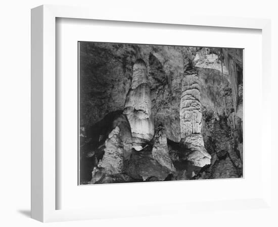 Giant Domes Carlsbad Caverns National Park New Mexico 1933-1942-Ansel Adams-Framed Art Print