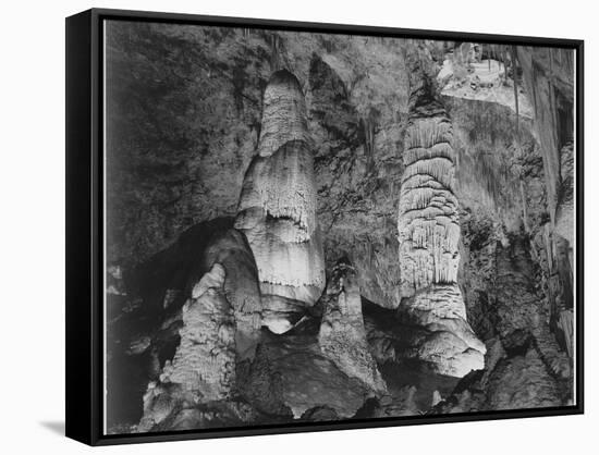 Giant Domes Carlsbad Caverns National Park New Mexico 1933-1942-Ansel Adams-Framed Stretched Canvas