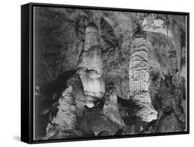 Giant Domes Carlsbad Caverns National Park New Mexico 1933-1942-Ansel Adams-Framed Stretched Canvas