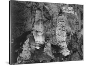 Giant Domes Carlsbad Caverns National Park New Mexico 1933-1942-Ansel Adams-Stretched Canvas