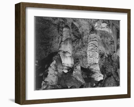 Giant Domes Carlsbad Caverns National Park New Mexico 1933-1942-Ansel Adams-Framed Art Print