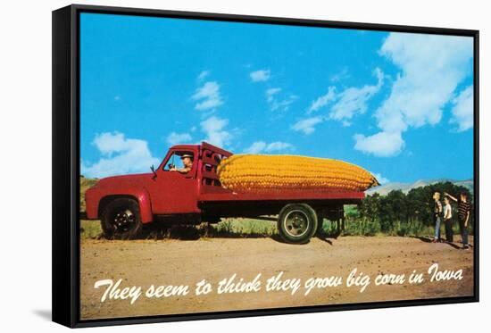 Giant Ear of Corn on Truck, Iowa-null-Framed Stretched Canvas