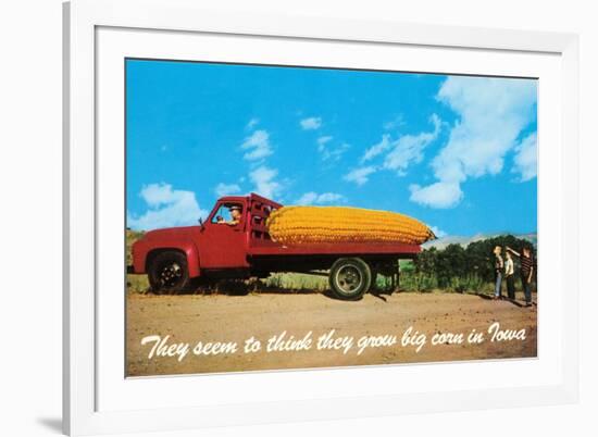 Giant Ear of Corn on Truck, Iowa-null-Framed Premium Giclee Print