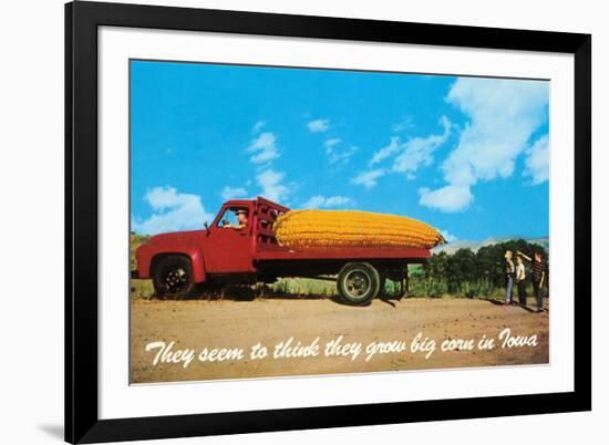 Giant Ear of Corn on Truck, Iowa-null-Framed Premium Giclee Print