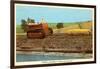 Giant Ear of Corn Towed by Tractor, Iowa-null-Framed Art Print