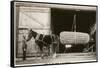 Giant Ear of Corn with Plow Horse, Nebraska-null-Framed Stretched Canvas