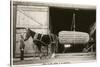 Giant Ear of Corn with Plow Horse, Nebraska-null-Stretched Canvas