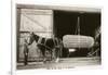 Giant Ear of Corn with Plow Horse, Nebraska-null-Framed Premium Giclee Print