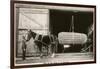 Giant Ear of Corn with Plow Horse, Nebraska-null-Framed Premium Giclee Print