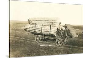 Giant Ears of Corn on Wagon, Nebraska-null-Stretched Canvas