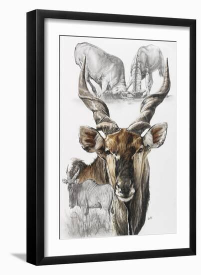 Giant Eland-Barbara Keith-Framed Premium Giclee Print