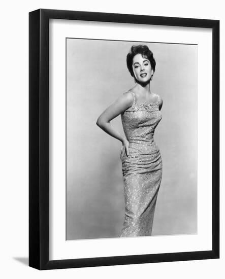 Giant, Elizabeth Taylor, 1956 (b/w photo)-null-Framed Photo