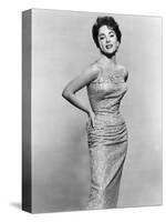 Giant, Elizabeth Taylor, 1956 (b/w photo)-null-Stretched Canvas