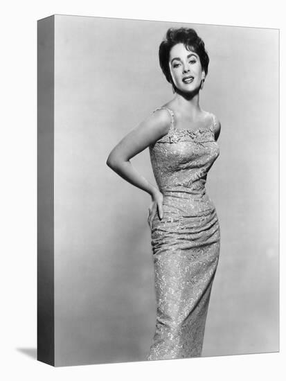 Giant, Elizabeth Taylor, 1956 (b/w photo)-null-Stretched Canvas