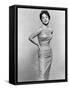 Giant, Elizabeth Taylor, 1956 (b/w photo)-null-Framed Stretched Canvas