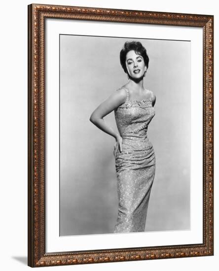 Giant, Elizabeth Taylor, 1956 (b/w photo)-null-Framed Photo