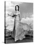 Giant, Elizabeth Taylor, in a Dress by Marjorie Best, 1956-null-Stretched Canvas