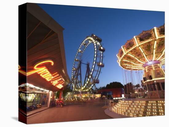 Giant Ferris Wheel, Prata Amusement Park, Vienna, Austria-Doug Pearson-Stretched Canvas