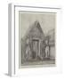 Giant Figures at the Gateway of the Great Temple of Wat Phra Kao-null-Framed Giclee Print